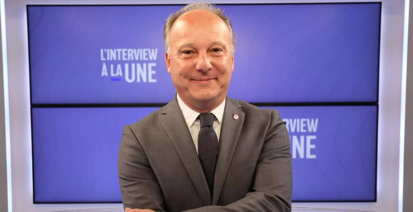 Bernard Chaix, député UDR de la 3e circonscription des Alpes-Maritimes, sur le plateau de "L’Interview à la une".