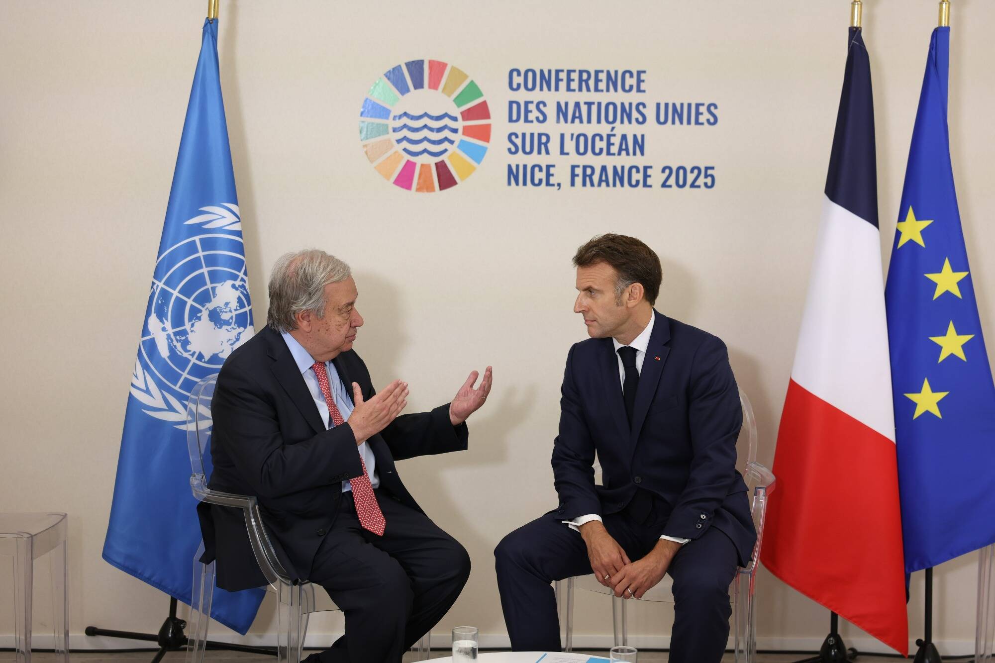 Sommet de l'océan Unoc: Emmanuel Macron appelle à la mobilisation