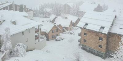 Les stations de ski d'Auron et d'Isola 2000 se sont réveillées sous un beau manteau blanc ce dimanche