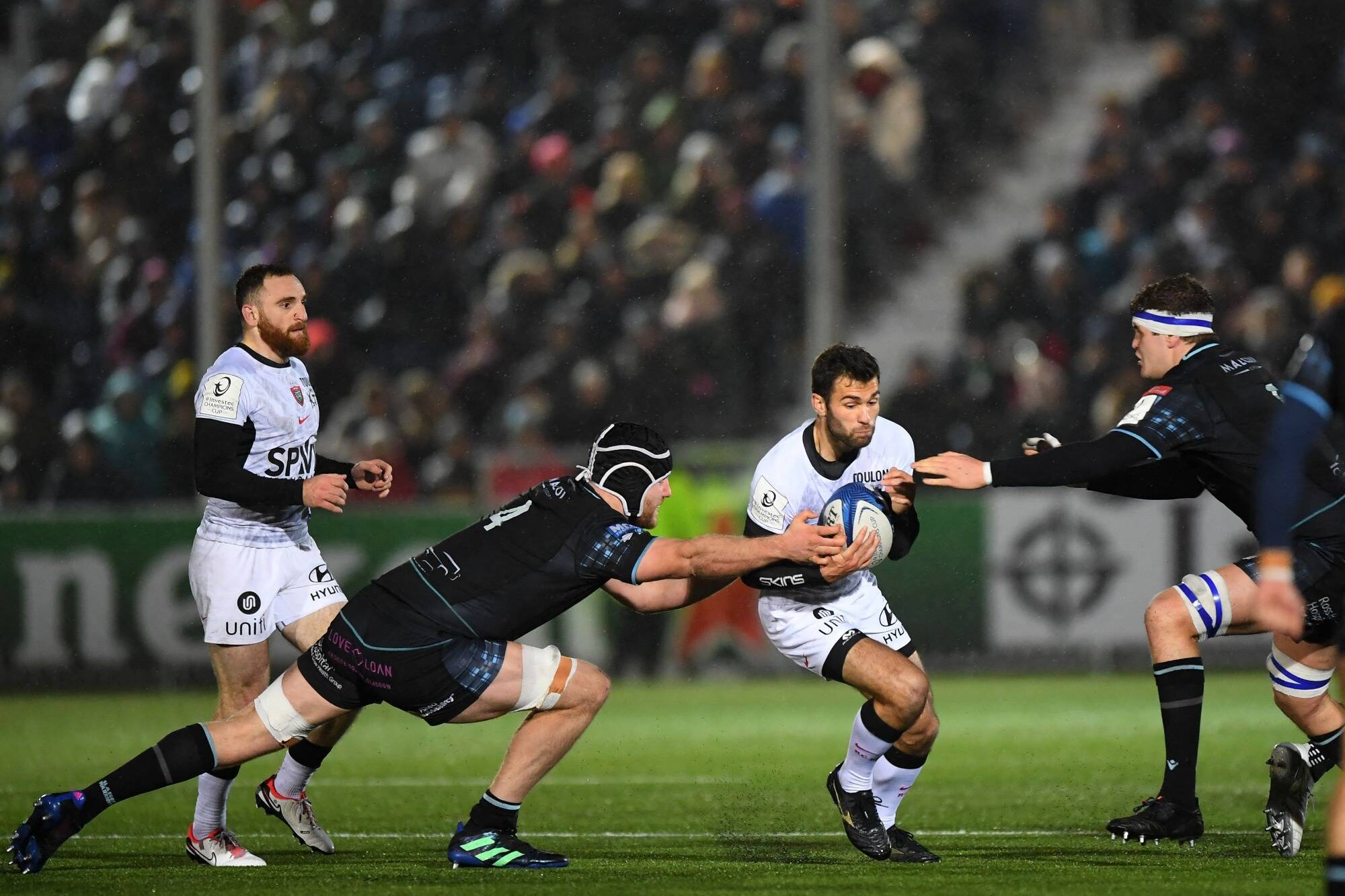 Champions Cup. Le RCT cale en première à Glasgow (12-0 à la mi-temps)