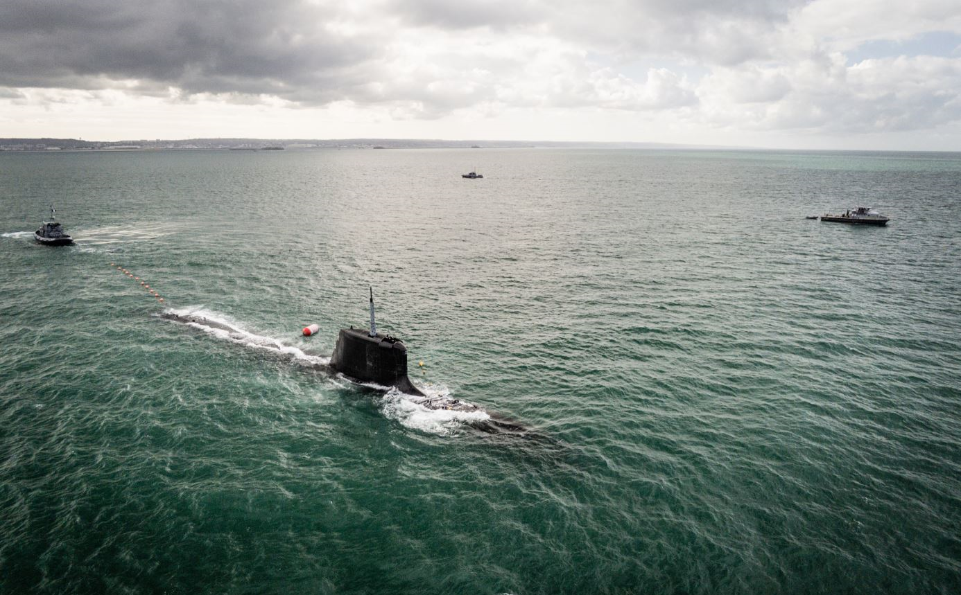 Première Sortie En Mer Pour Le Futur Sous-marin Nucléaire D'attaque ...