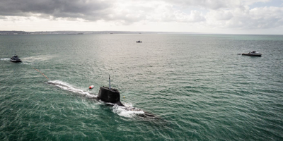 Première sortie en mer pour le futur sous-marin nucléaire d'attaque toulonnais Duguay-Trouin