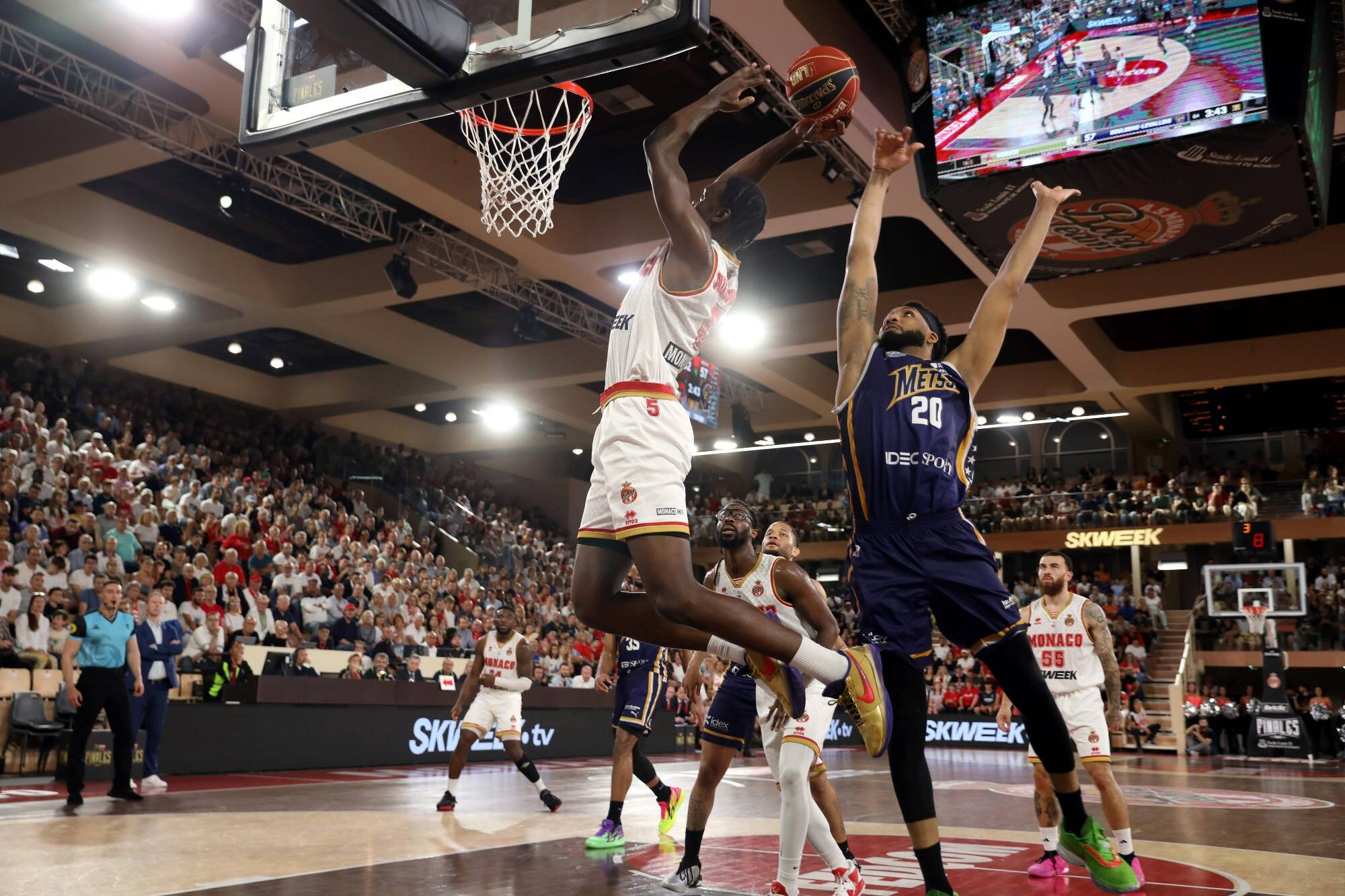 Finales de l'Elite: Monaco marque les esprits en s'imposant facilement contre les Mets 92