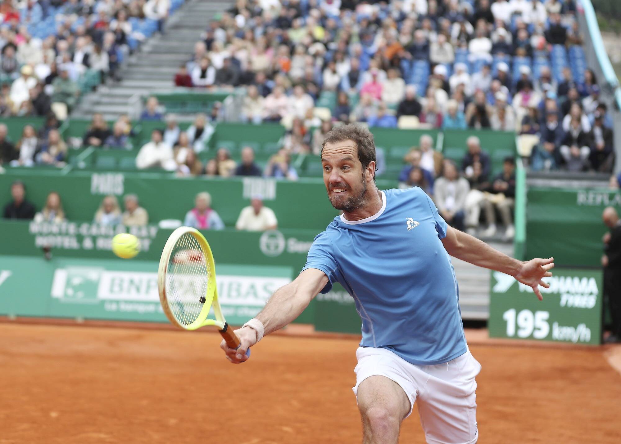 Éliminé, Richard Gasquet a disputé son dernier match à Monte-Carlo ce mercredi