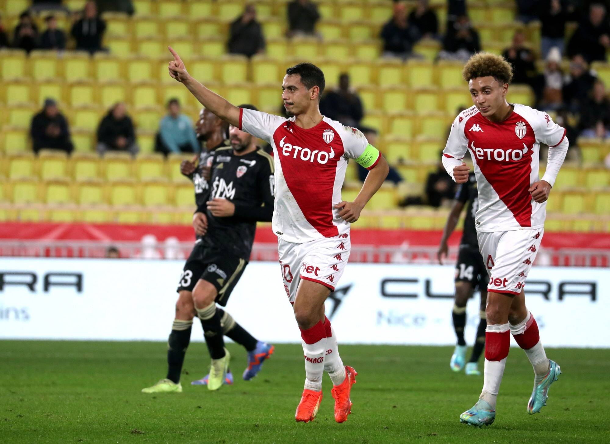 Ben Yedder voit triple, Diatta percutant... découvrez les notes des joueurs de l'AS Monaco après le récital face à l'AC Ajaccio (7-1)