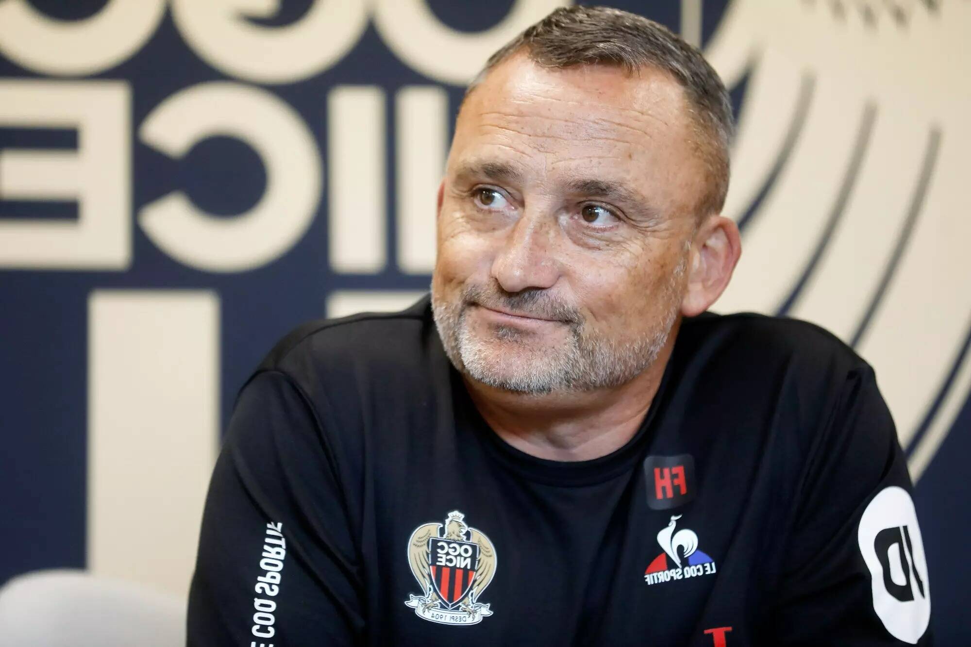 Pour l'entraîneur de l'OGC Nice Franck Haise, il n'y a "pas de succès sans jeu"