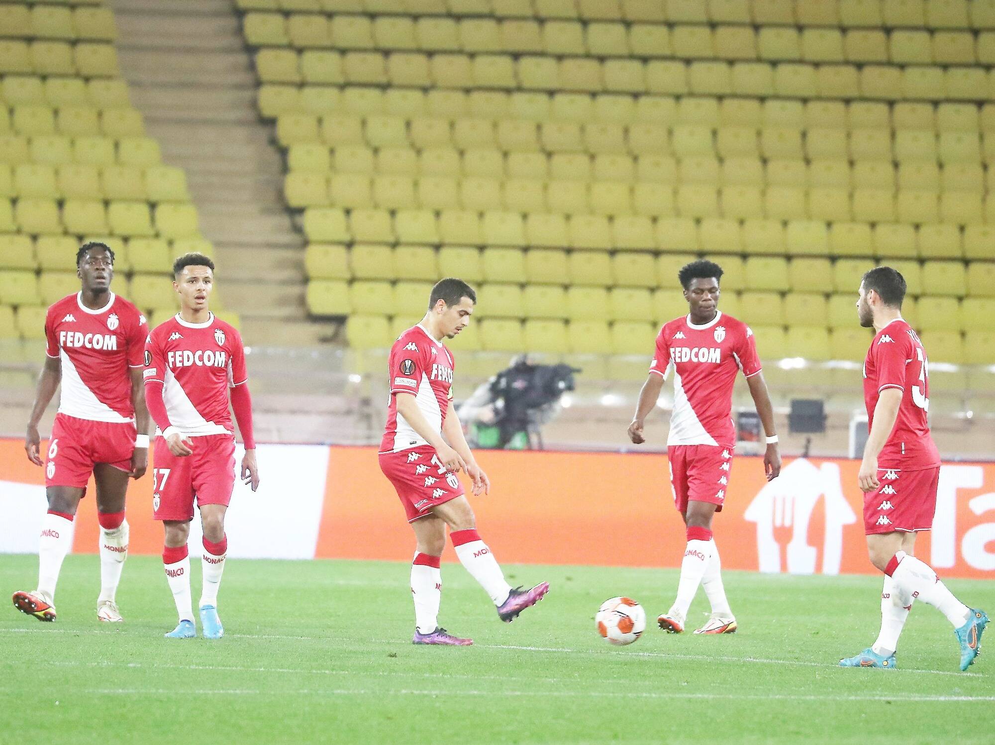 8e de finale retour de la Ligue Europa: les choses se compliquent pour l'AS Monaco, menée à la pause 1-0