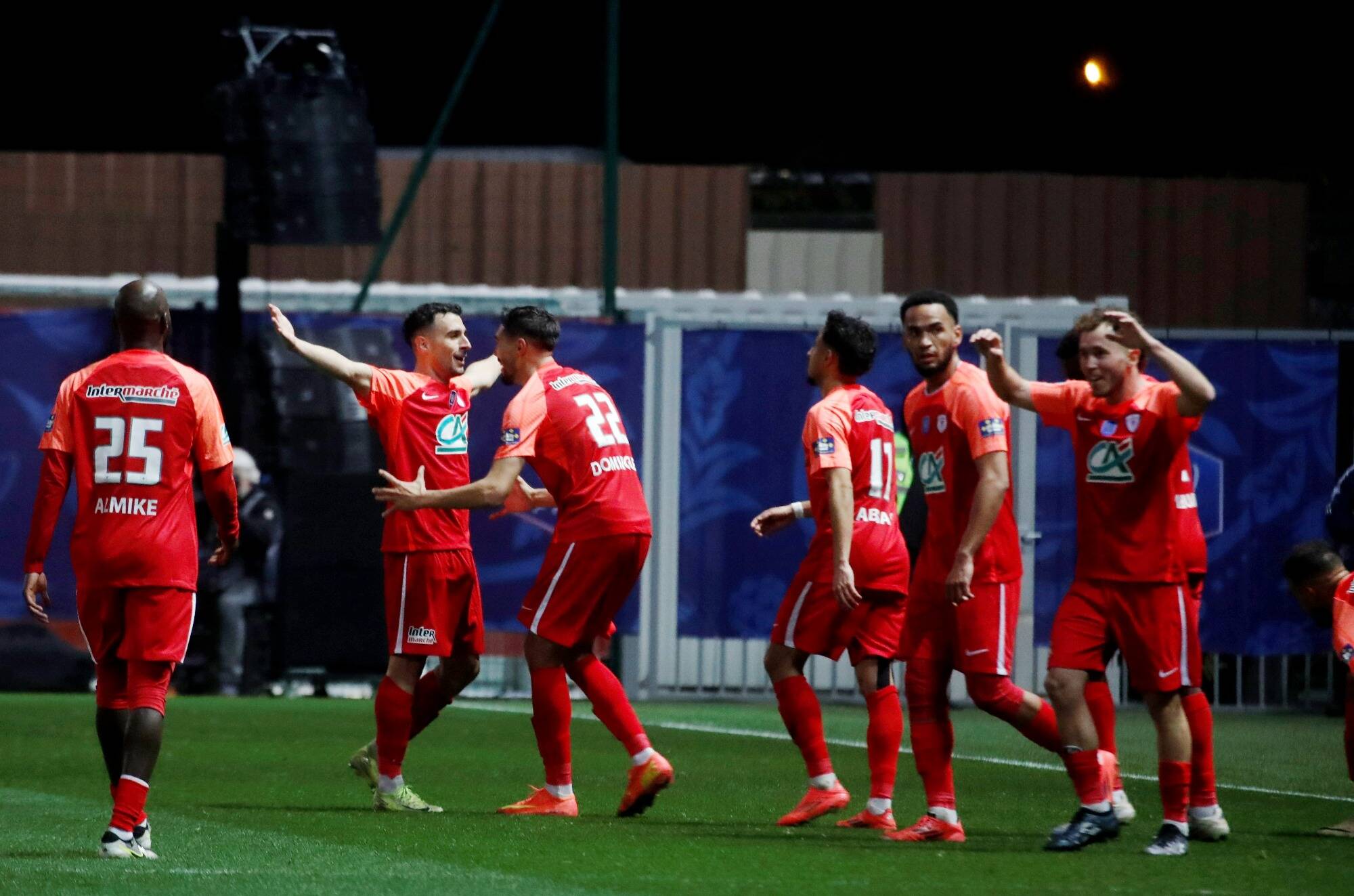 Vainqueur de Guingamp 3-1, l'AS Cannes s'offre une demi-finale de Coupe de France historique