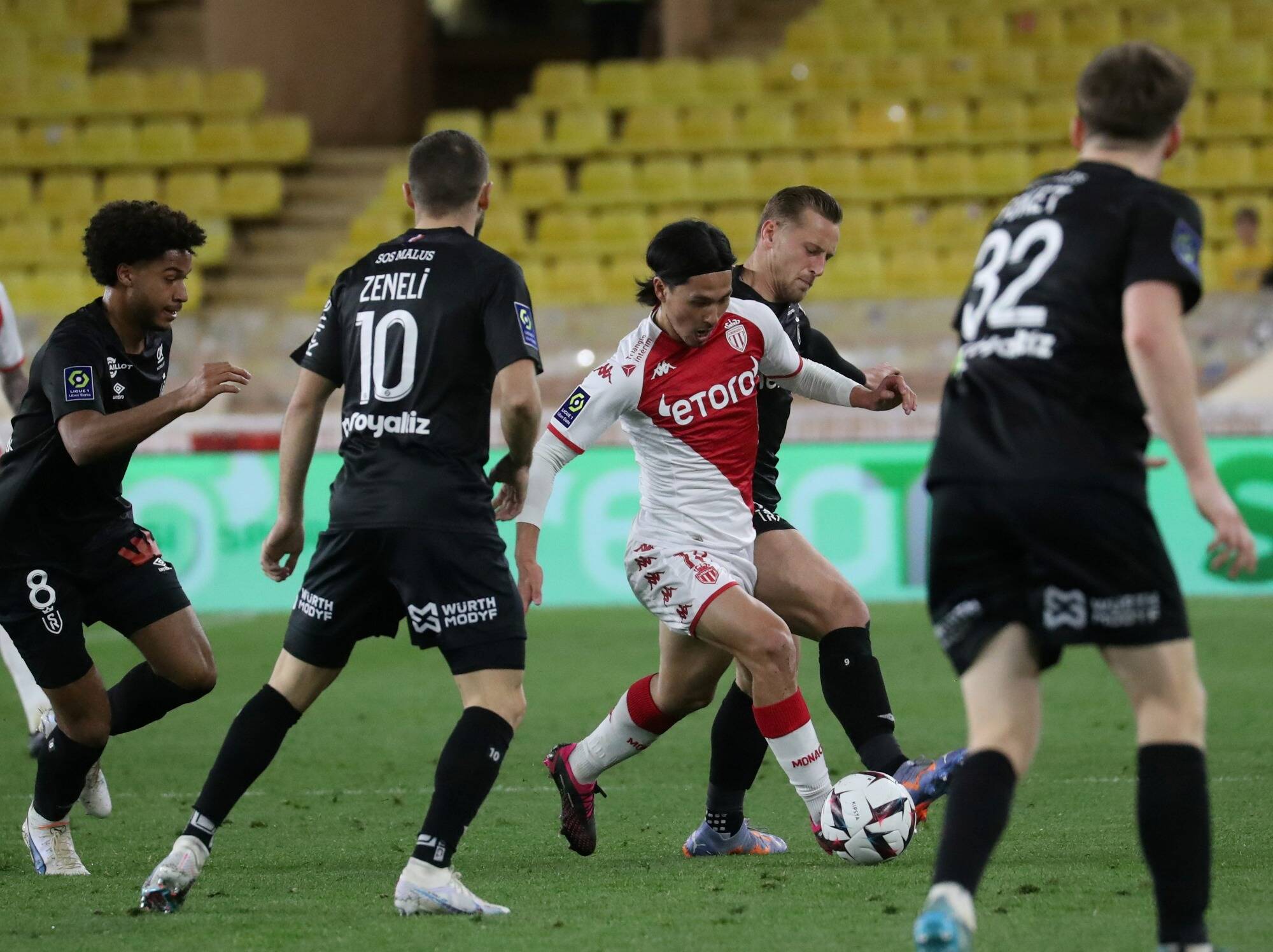 Une charnière à l'agonie, les notes des joueurs de l'AS Monaco après la défaite 1-0 contre Reims