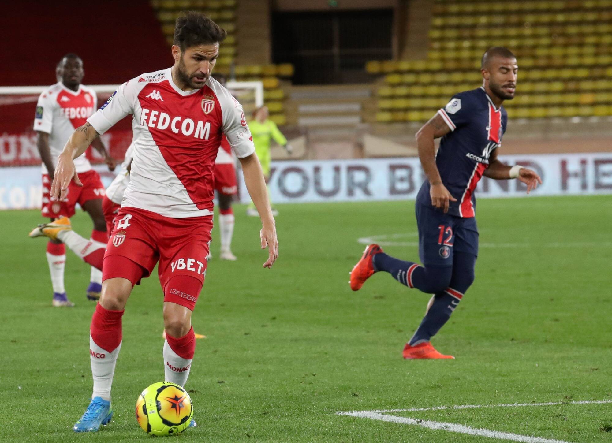 Cesc Fabregas forfait pour le déplacement de l'AS Monaco à Marseille