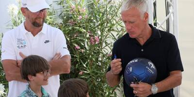 Didier Deschamps était à Saint-Laurent-du-Var pour l'European Nations Cup de Footvolley, ce dimanche