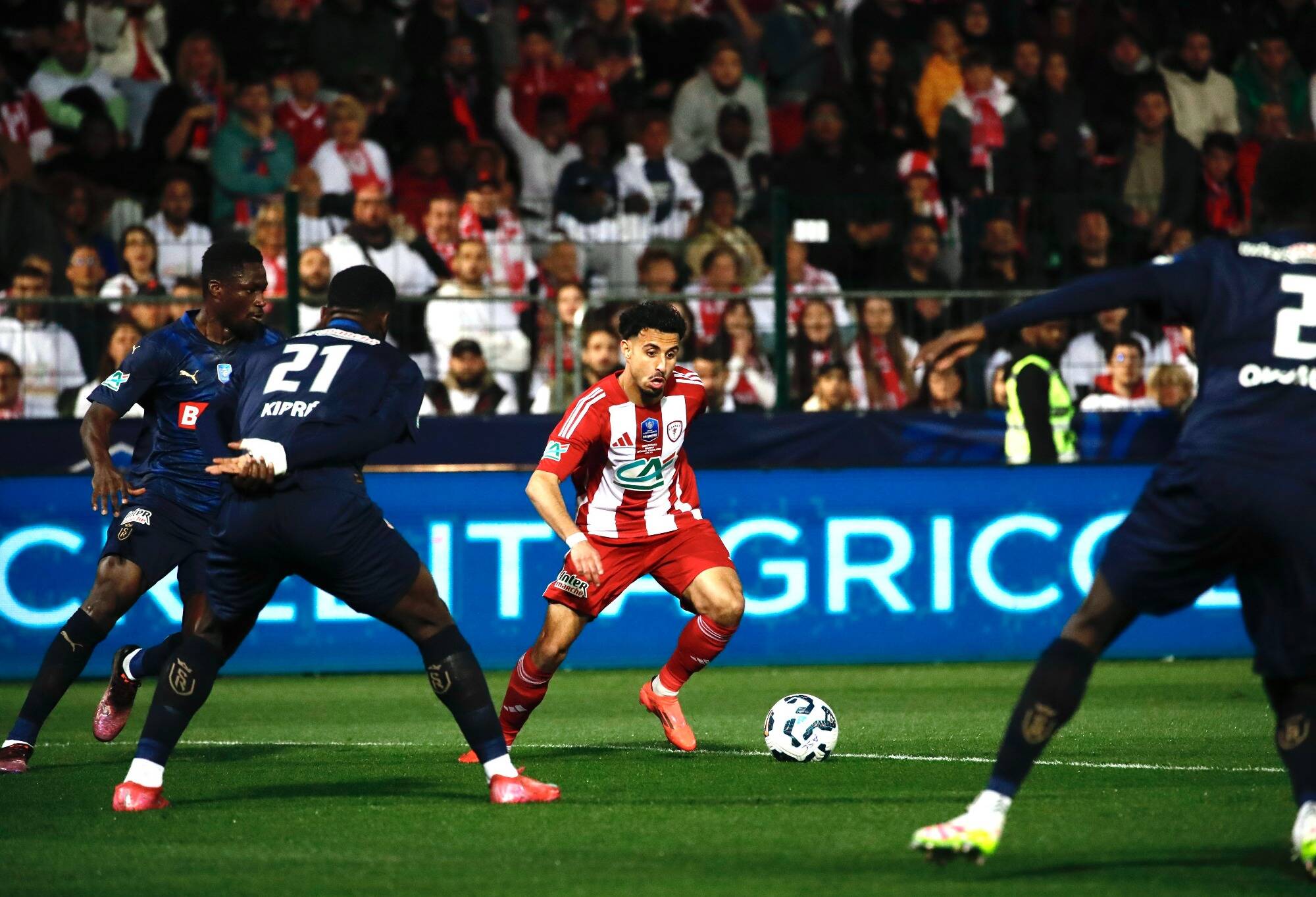 Battue 2-1 par Reims, l'AS Cannes rate l'exploit de peu et n'affrontera pas le PSG en finale de la Coupe de France