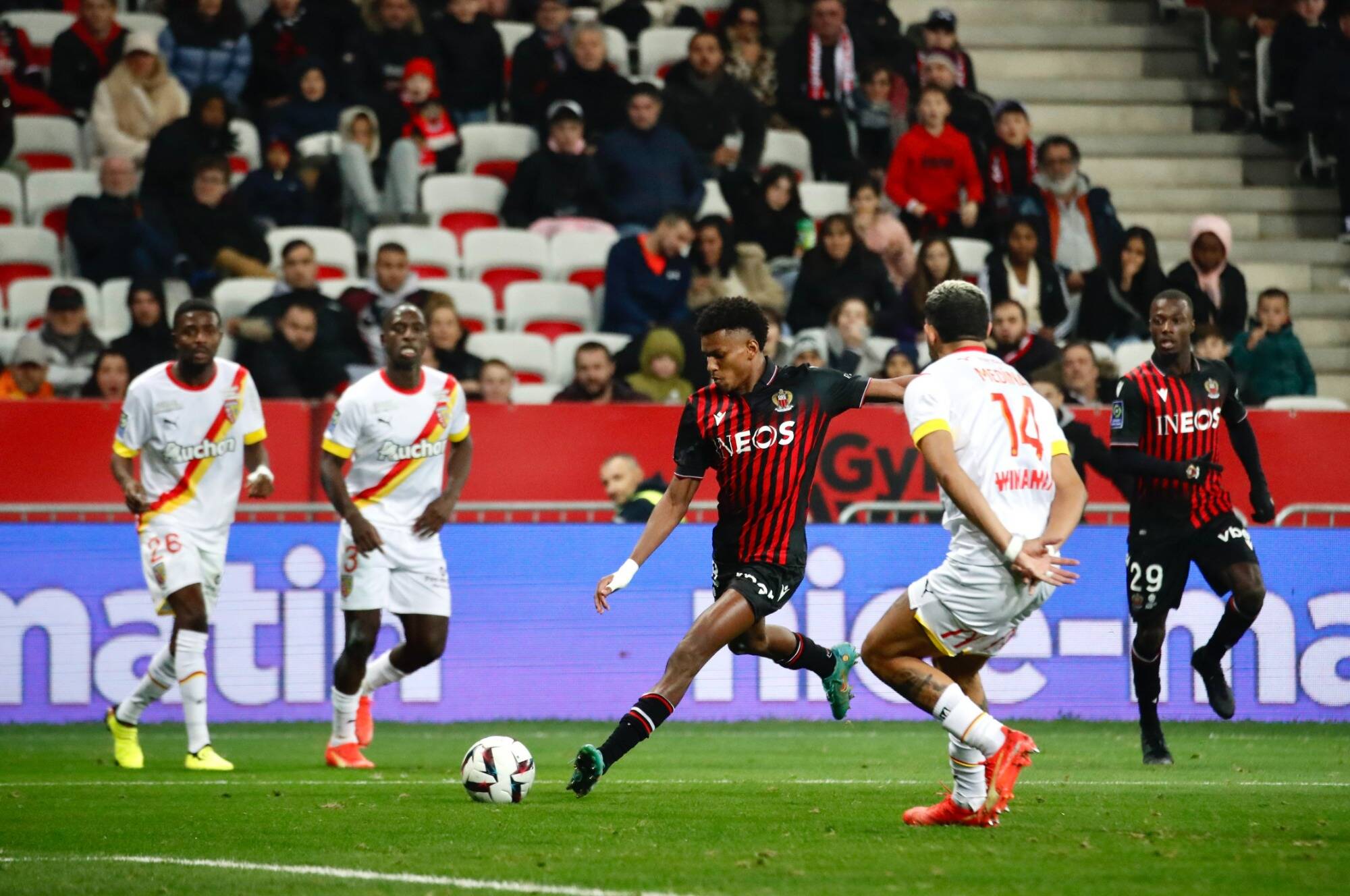 Boudaoui, un coeur énorme: les notes des joueurs de l'OGC Nice après leur nul face à Lens