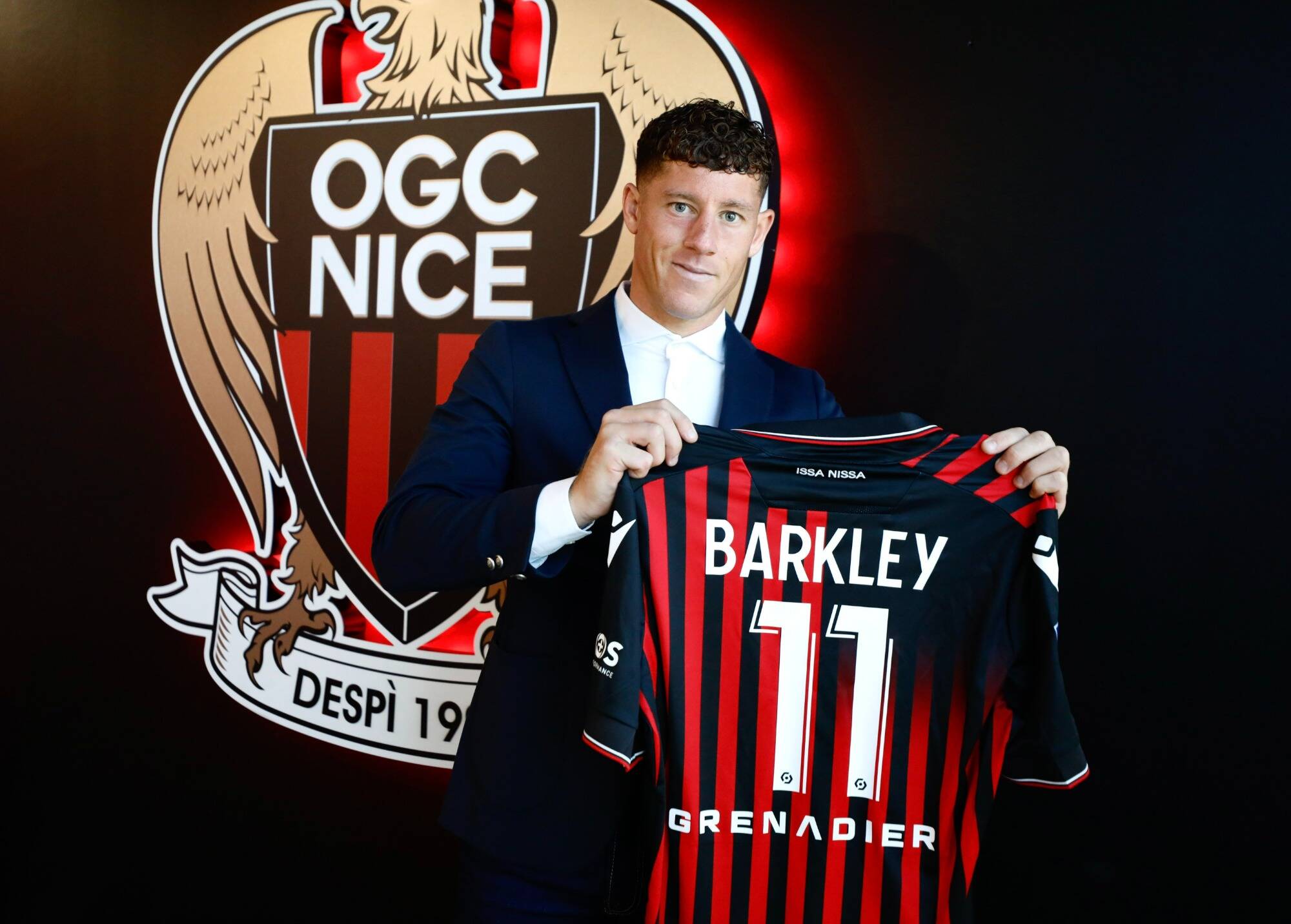 "Je me sens prêt": Ross Barkley, la dernière recrue de l'OGC Nice présenté ce vendredi