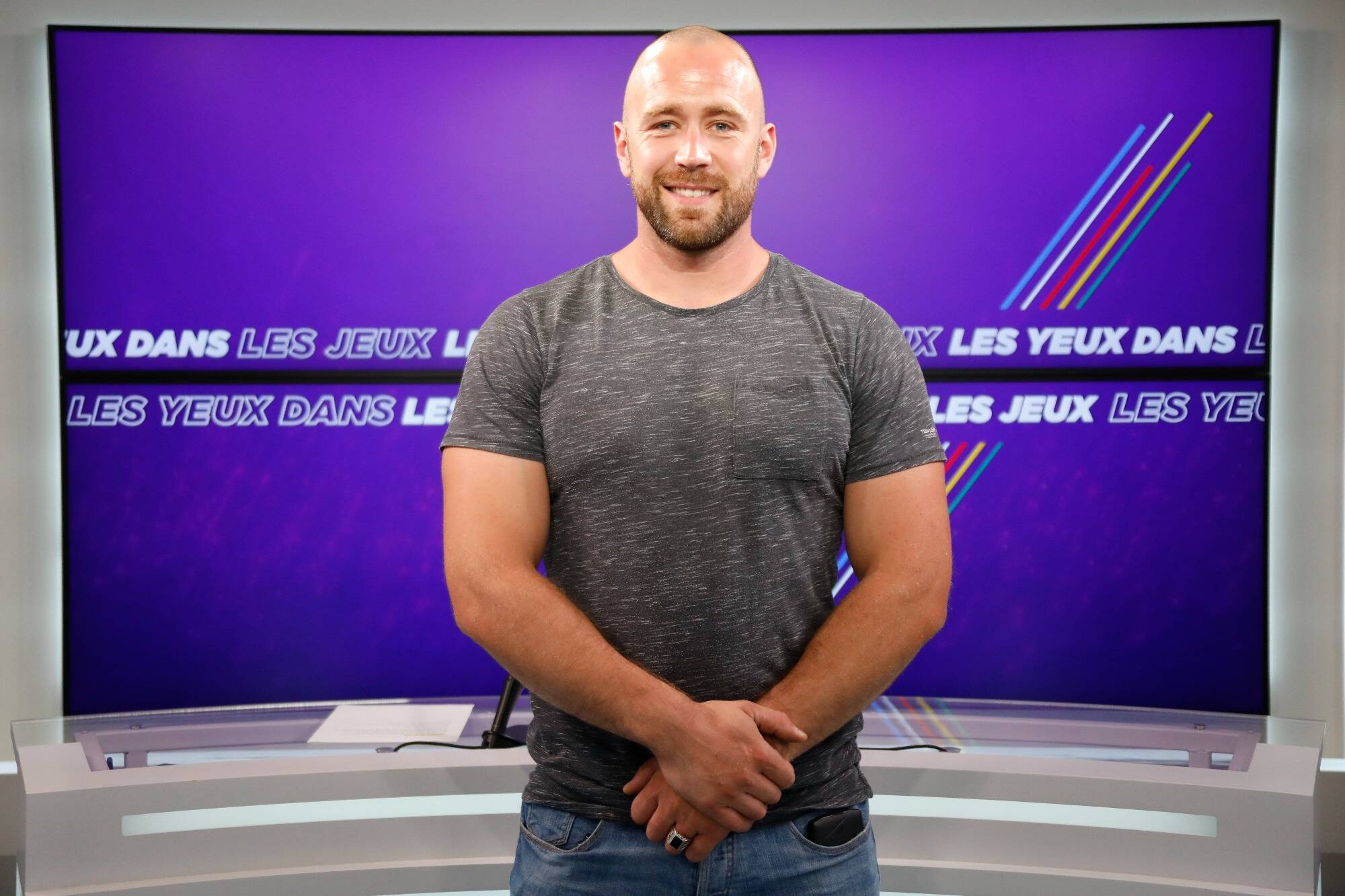 "La bagarre me manquait": Frédéric Dagée, le recordman de France du lancer de poids, est l'invité des ''Jeux dans les Yeux''