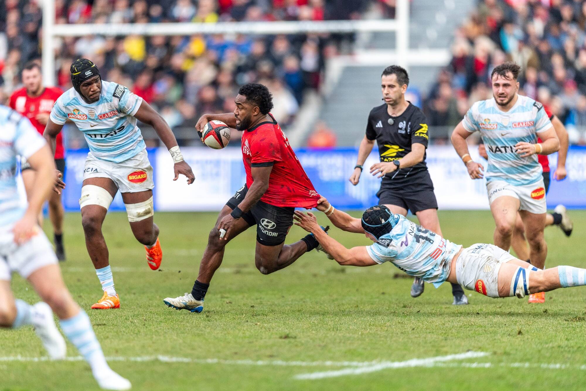 Après la blessure d'Ollivon, le RCT enregistre l'absence de Tuicuvu pour six à huit semaines