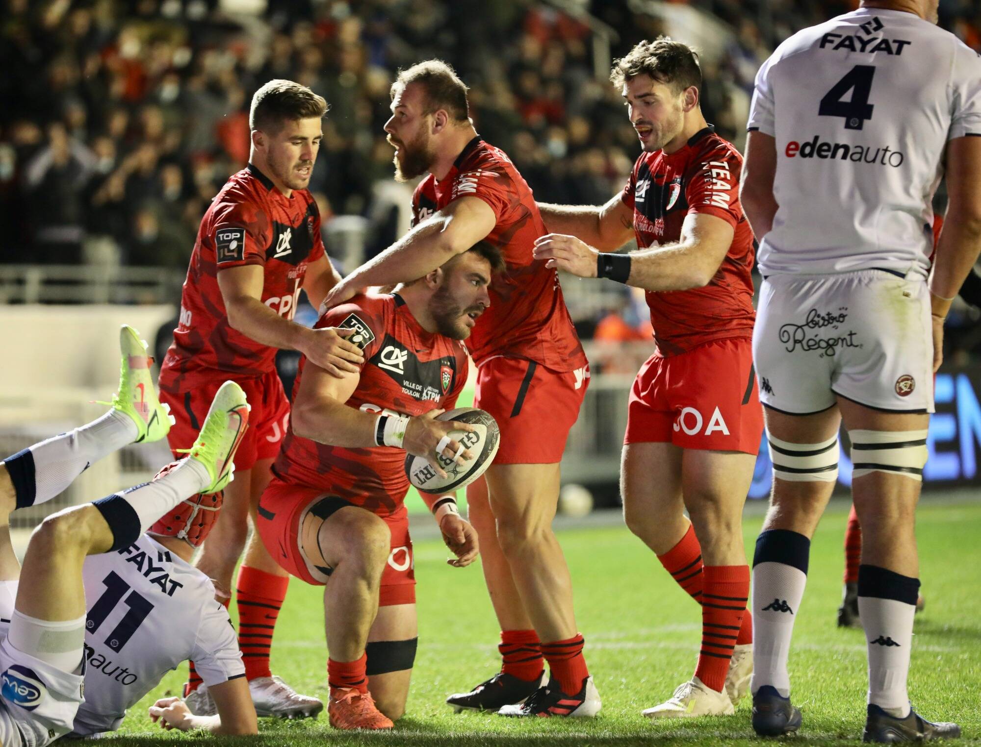 Top 14 Toulon fait tomber le leader Bordeaux à Mayol (2118) VarMatin