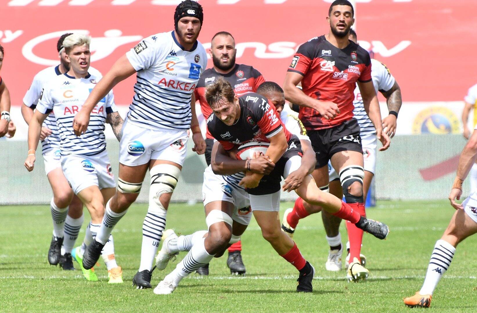 Le RCT mené 9-11 à la mi-temps face à Bordeaux à Mayol