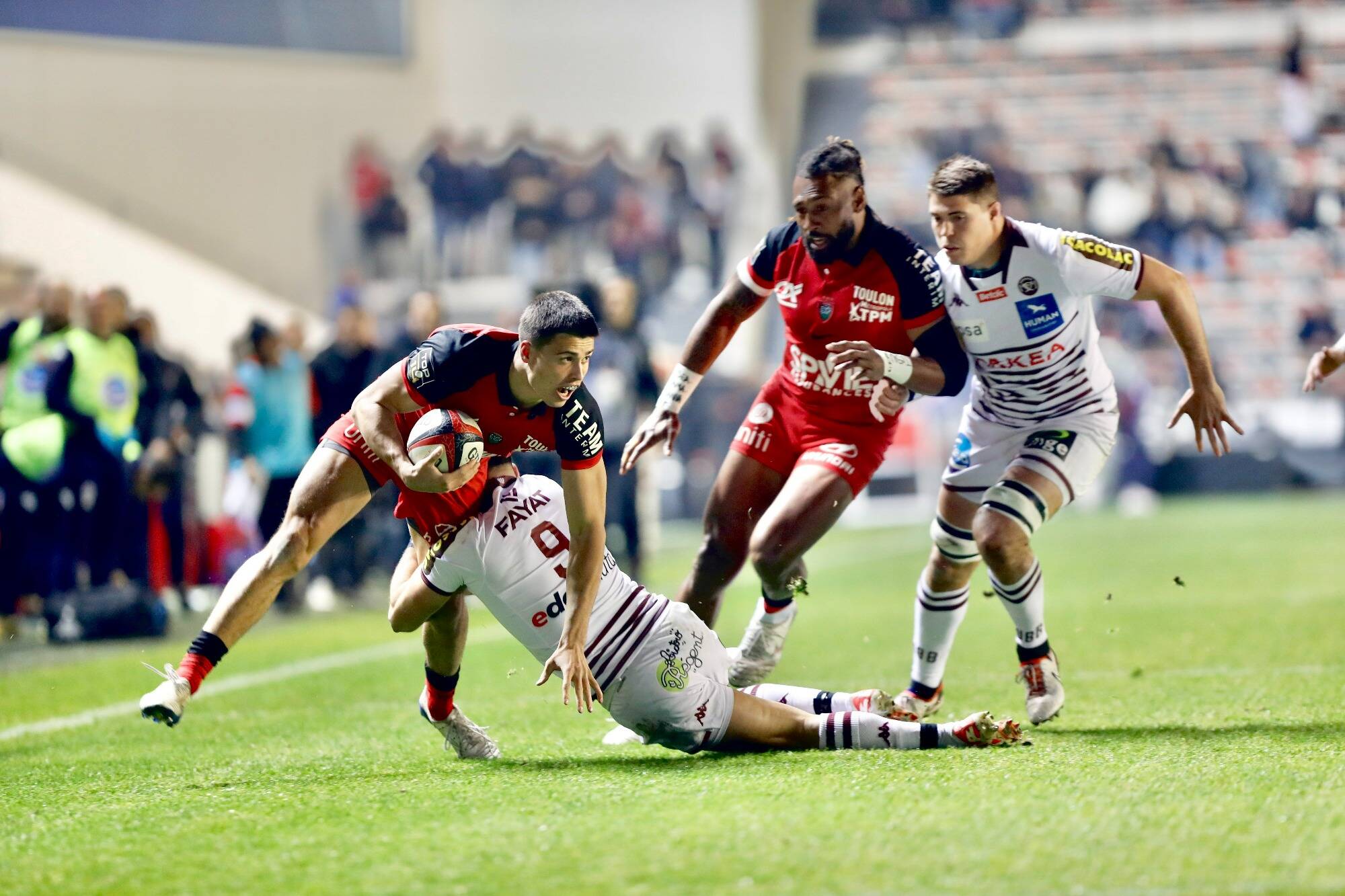 Toulon fait course en tête contre Bordeaux (22-13 à la mi-temps)