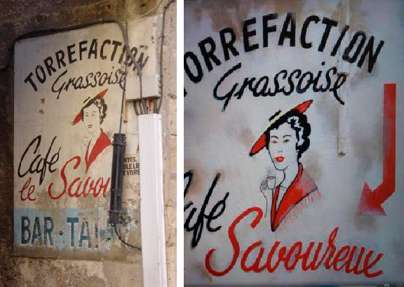 Portées disparues depuis les années 50, les réclames murales d'antan vont-elles faire leur retour à Grasse?