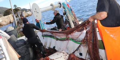 Opération réussie pour le sauvetage d'un grand filet de pêche sur la Côte d'Azur