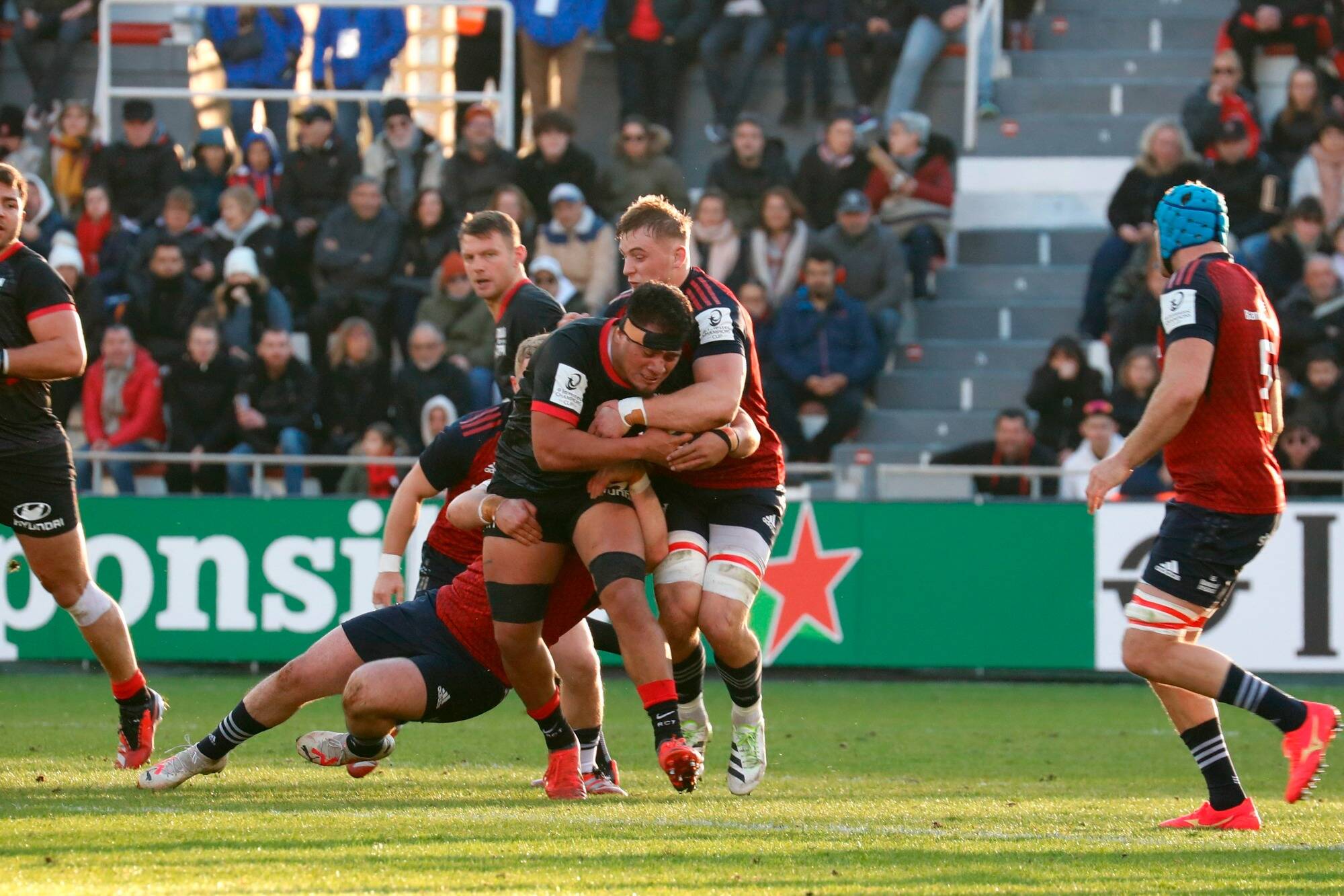 Coupe d'Europe de rugby: le Munster trop fort pour le RCT (29-18)