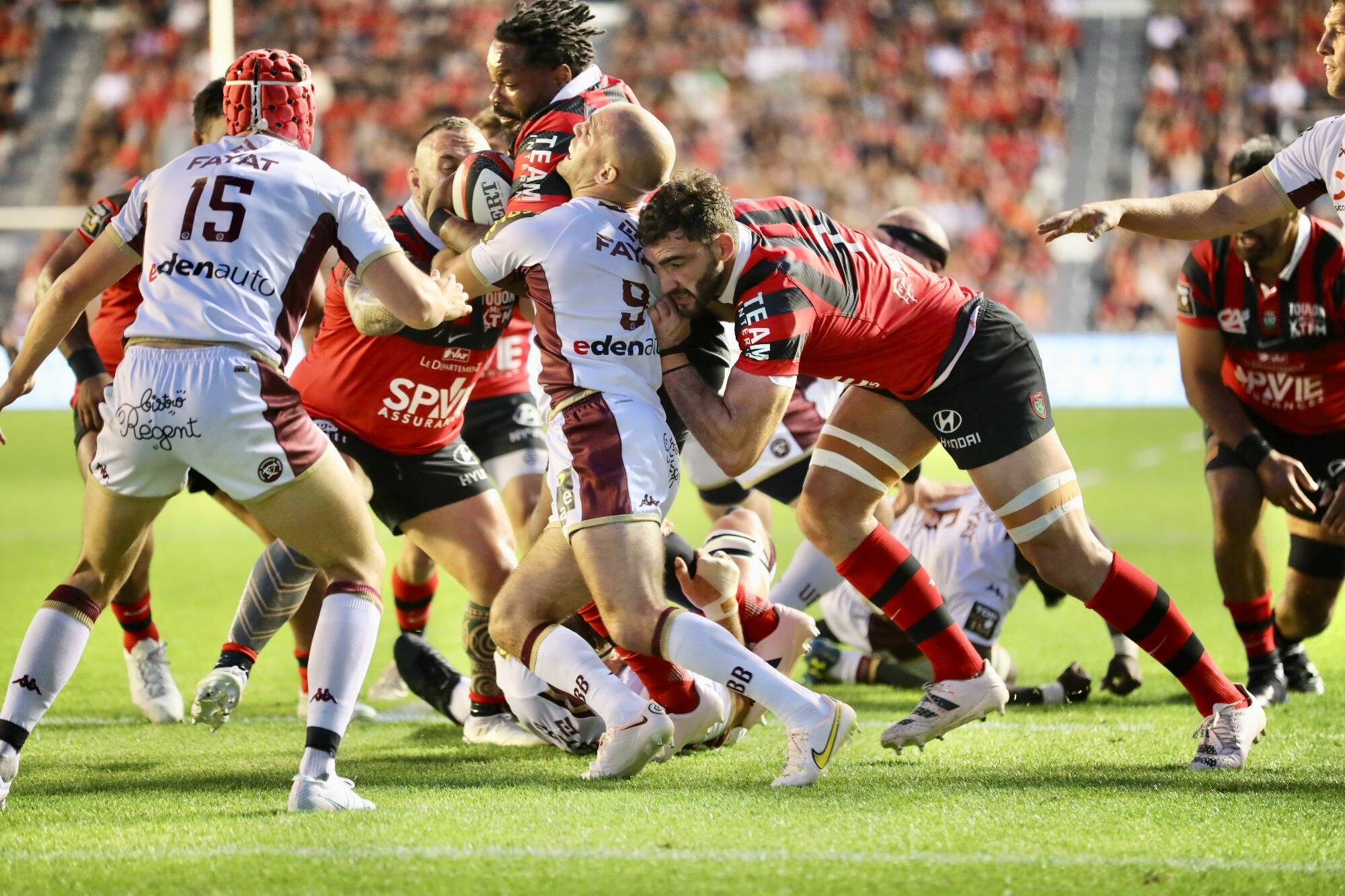 Toulon sur sa lancée contre Bordeaux mène 19-7 à la mi-temps