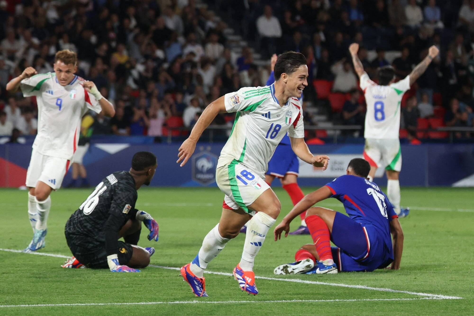 Ligue des nations: la France débute par une défaite contre l'Italie (3-1) à Paris
