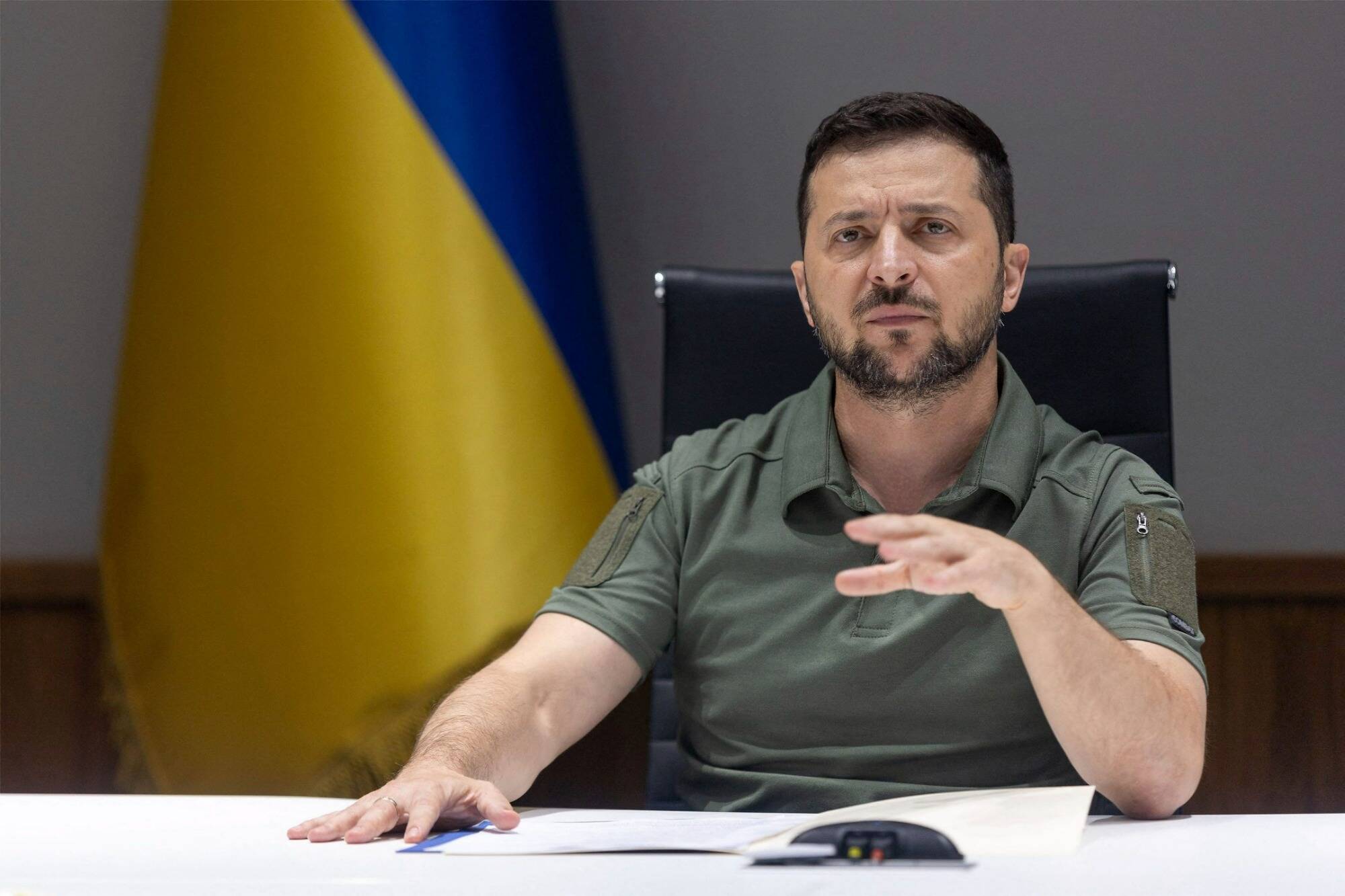 Bouclier aérien, escalade russe, déploiement du Bélarus... ce qu'il faut retenir du discours de Volodymyr Zelensky devant le G7