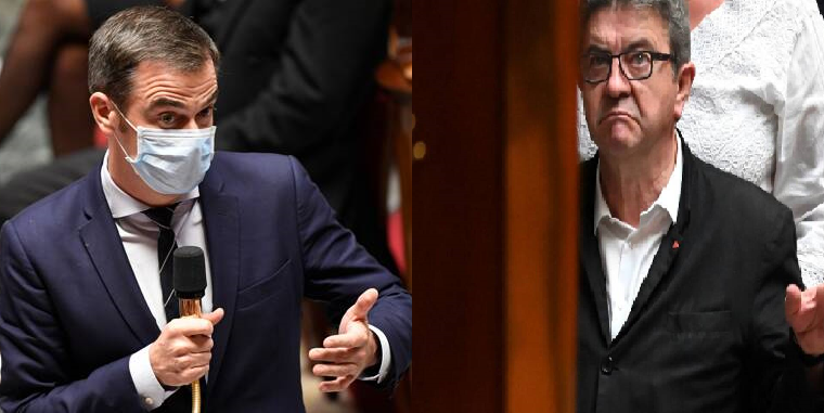 "Vous avez menti!": Olivier Véran étrille Jean-Luc Mélenchon sur son statut vaccinal et ses récentes déclarations