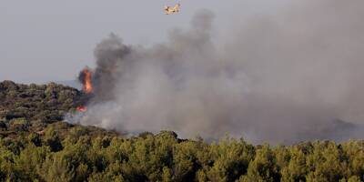 Incendie dans le Var: reprise virulente du feu entre La Garde-Freinet et Le Plan-de-la-Tour