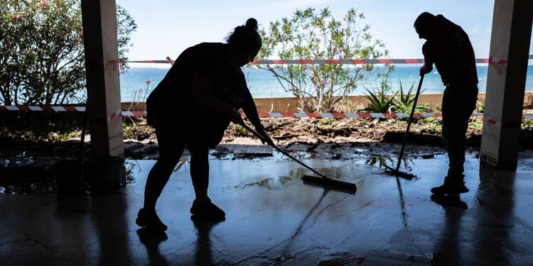 Le Lavandou: une déviation provisoire mise en place après les inondations à Cavalière