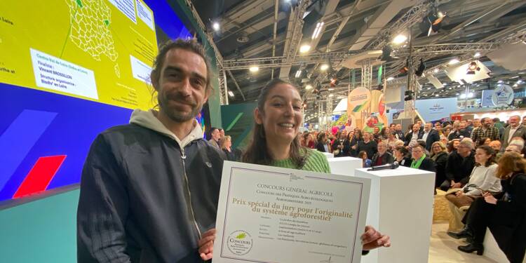 Ces maraîchers en bio à Camps-la-Source ont reçu le prix du jury en agroforesterie au Salon de l'agriculture