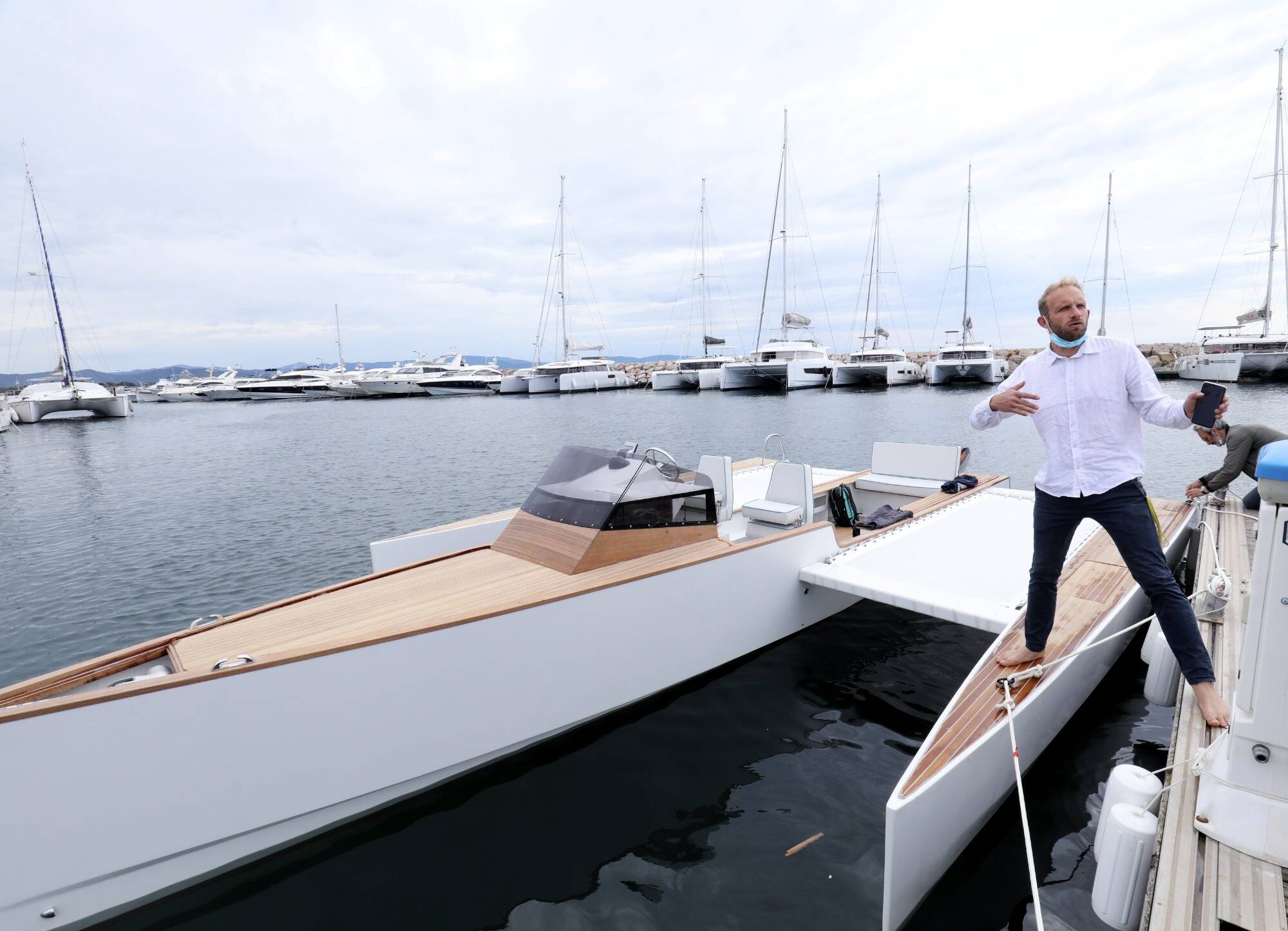 Orphie Boats à La Crau dévoile son trimaran 100% électrique pour voguer vers les Îles d'Or cet été