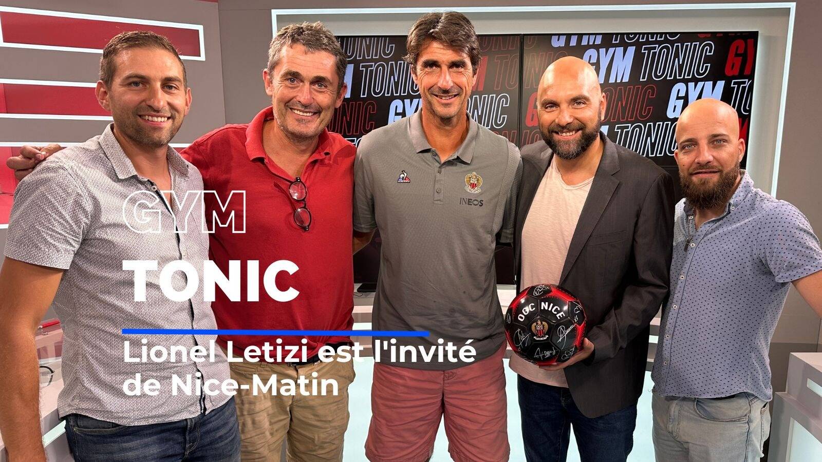 Lionel Letizi, ancien gardien de but de l'OGC Nice est l'invité de Gym Tonic