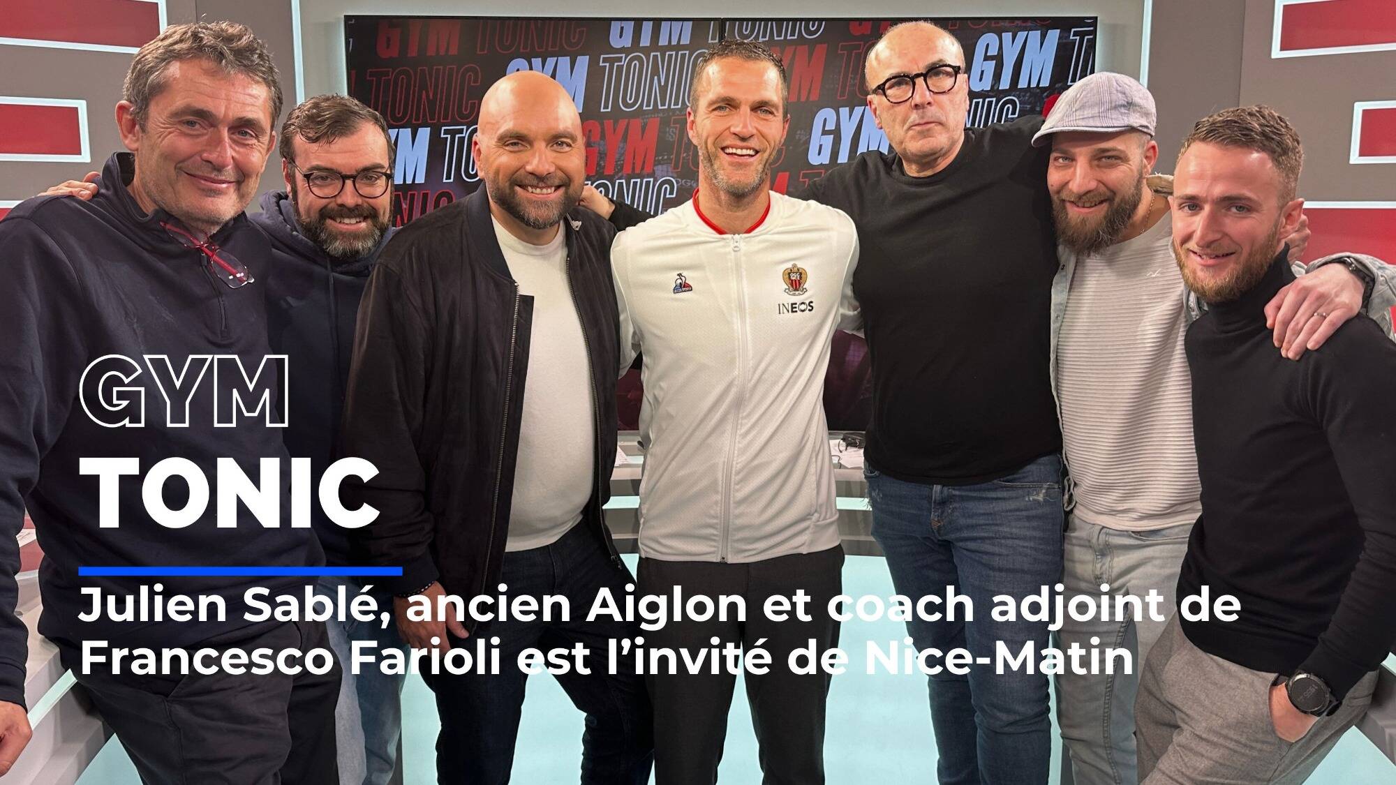 Julien Sablé, ancien Aiglon et coach adjoint de Francesco Farioli est l'invité de Gym Tonic