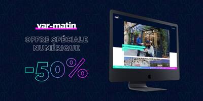 Offre numérique de Var-Matin: l'info de qualité et en illimité à -50% pendant 1 an