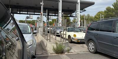 Accident sur l'A8 entre Cannes et Nice ce mardi: le trafic est saturé, le temps de parcours considérablement rallongé