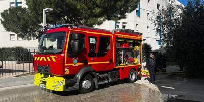 Violent feu d'appartement à Nice, d'importants moyens mobilisés sur les lieux