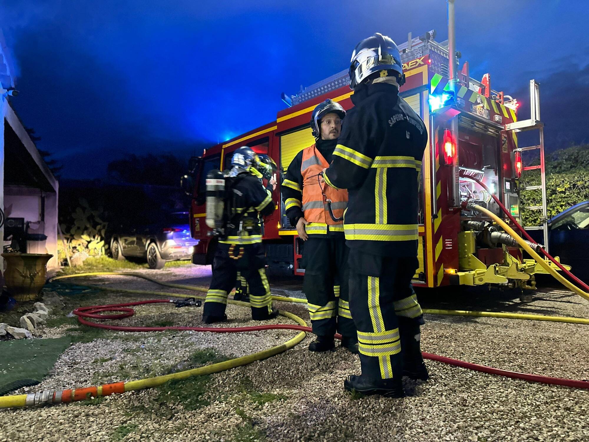 Un incendie se déclare dans une maison à Antibes, deux personnes hospitalisées