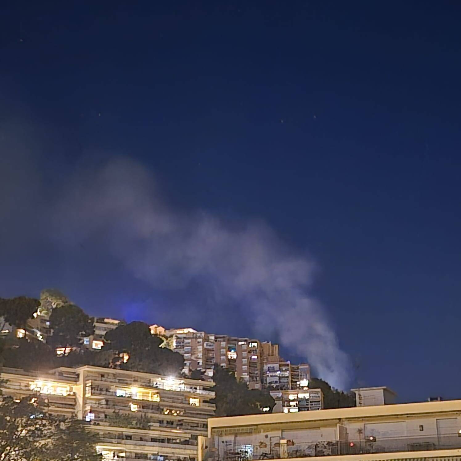Un départ de feu de broussailles rapidement maîtrisé jeudi soir sur la colline de Pessicart à Nice