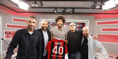 Dante, le capitaine de l'OGC Nice, fête ses 40 ans sur le plateau de Gym Tonic