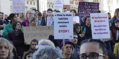 Près de 400 personnes réunies à Nice contre les violences faites aux femmes