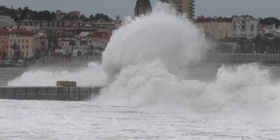 Les Alpes-Maritimes en alerte jaune vent violent et vagues-submersions ce lundi