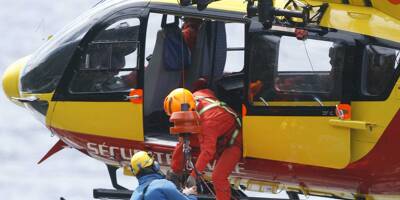 Spectaculaire intervention pour secourir une personne victime d'une chute au Cap d'Antibes