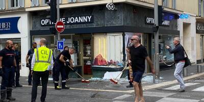 Trois personnes dont un enfant blessées dans le spectaculaire accident à Nice ce mercredi matin