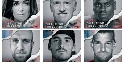 Deschamps, Gmk, Tsitsipas ou encore Jenifer dans une campagne de prévention contre les dangers d'internet