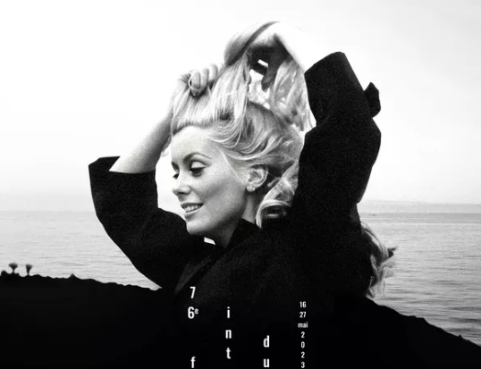 Savez-vous sur quelle plage de la région la photo de l'affiche du 76e Festival de Cannes a-t-elle été prise?