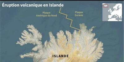 Nouvelle source de lave en Islande où la spectaculaire éruption volcanique fait toujours l'attraction