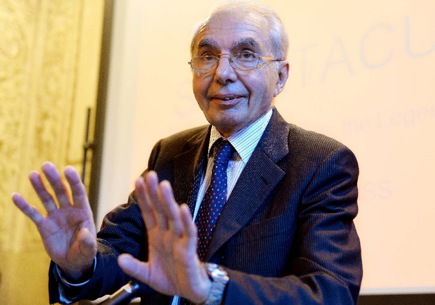 L'ancien Premier ministre italien Giuliano Amato en 2013 à Rome